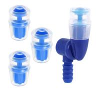 4pz Kit di Sostituzione della Valvola di Morso, Ricambio per Boccaglio in Silicone Include 1 Connettore per Ugello e 3 Ugelli con Nucleo Blu per Sacca di Idratazione Compatibile con Camelbak
