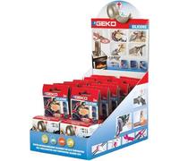 4PZ NASTRO AUTOAGGLOMERANTE IN SILICONE GEKO NERO MM 25 ML 3 SP MM 0,75