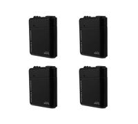 4pz Nero 4X AA Batteria di Emergenza Portatile del Caricatore di Potere del USB per Telefoni Cellulari