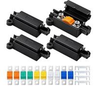 4PZ Nero per Portafusibili per midi 70,8 x 40 mm 32V 30-100A per Auto
