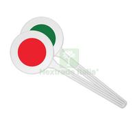 4PZ PALETTA SEGNALETICA POLISTIRENE ROSSO VERDE CM 15X46: