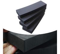 4Pz Paracolpi Per Muro Garage Neri Per Contenimento Veicolo Auto Parcheggi