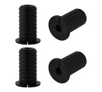 4pz Passacavi da 19mm per Starlink, Kit di Instradamento Cavi in Silicone Passacavo Passante Antiscivolo Fori Parete Divisi per Cavi Ethernet/TV Accessori Protezione (Nero)