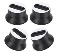 4pz Piedini Antivibrazione per Stampanti 3D Bambu Lab A1/A1 Mini, Cuscinetti in Silicone Antiurto per Ridurre Al Minimo Le Vibrazioni e Migliorare La Qualità di Stampa (Nero)
