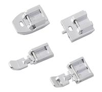 4pz Piedini per Cerniere, Piedini Cerniere Resistenti Larghi Stretti Invisibili e Nascosti per Macchine da Cucire a Gambo Basso Compatibili con Singer Babylock Janome