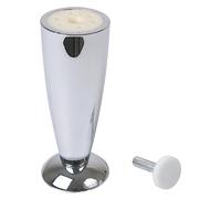 4PZ PIEDINO PER MOBILI REGOLABILE CONICO h.mm 120 - cromo satinato