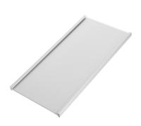 4Pz Portacarte Appendibile Trasparente in Acrilico E Alluminio Argento