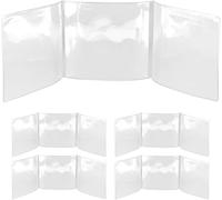 4Pz Proteggi Carte per Mahjong, Grandi Custodie Trasparenti Carte Organizer in P