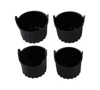 4pz Ramekins in silicone omologati per friggitrice ad per uova muffin cupca