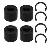 4pz Risoluzione Rullo in Gomma per Cricut Maker e 4pz Sostituzione Rullo in Gomma, Anelli di Fissaggio a Clip Compatibile con Cricut Maker, Impedisce al Rullo di Gomma di Muoversi