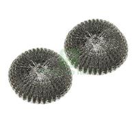 4PZ SET 2 SPUGNE IN ACCIAIO X SPAZZOLA ART. 63862:
