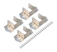 4PZ Staffe a Forma di U per Barre Letto Cerniere in Metallo per Supporto Affidab