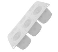 4Pz Stampo Silicone Dadi 3D Bianco, Antiaderente Per Dolci E Mousse