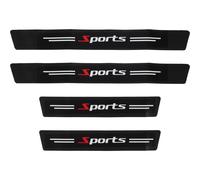 4Pz Strisce Protettive Battitacco Carbonio Per Auto