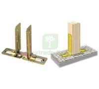4PZ SUPPORTO ANCORAGGIO IN ACCIAIO TROPICALIZZATO ART. 789 70 140X65X205: