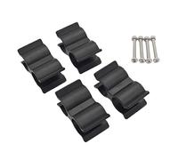 4pz Supporto Clip Doppio Tubo Palo Superiore Barca per Bimini Top Clip per 7/8-1