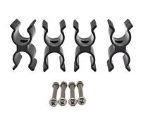 4pz Supporto Clip Doppio Tubo Palo Superiore Barca per Bimini Top Clip per 7/8-1