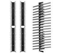 4pz Supporto Parete Videogiochi Metallo Resistente, Supporto Custodie Videogiochi Organizer Mensola Multimediale per PS5 PS4 PS3 PS2 Xbox Series X DVD Blu-Ray Disc (Contenere Fino 76 Custodie)