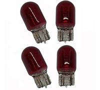 4Pz T20 W21 5W 7443 Lampadine di Coda LED Rosso in Vetro 580 Auto in Miniatura Doppio Filamen Girare Stop Lampadina 12V