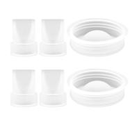 4pz Valvole a Becco d'Anatra, Tiralatte Indossabile con 2pz di Ricambio per Pompa per Allattamento Portatile con Membrana in Silicone per Momcozy Tiralatte V1/V2