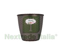 4PZ VASO NATURAL MOKA Ø CM.19 CM. 19X17.5H. LT. 3 :