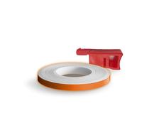 4R Quattroerre.it 10234 Wheel Stripes Strisce Rifrangenti per Cerchi Moto con Applicatore, Arancione, 5 mm x 6 mt