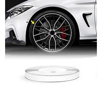 4R Quattroerre.it 10300 Wheel Trim Strisce Adesive Rifrangenti per Cerchi Auto, Bianco, 5 mm x 6 mt