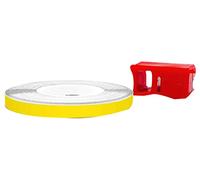 4R Quattroerre.it 10353 Strisce Adesive Riflettenti per Cerchi Auto, Giallo, 5 mm x 6 mt
