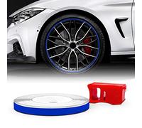 4R Quattroerre.it 10363 Wheel Trim Strisce Adesive con Applicatore per Cerchi Auto, Blu