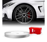 4R Quattroerre.it 10364 Wheel Trim Strisce Adesive con Applicatore per Cerchi Auto, Argento