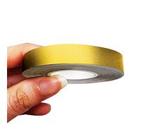 4R Quattroerre.it 10492 - Strisce adesive per auto, colore: oro, 10 mm x 10 mt