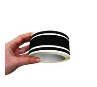 4R Quattroerre.it 10534 Trim Stripes Strisce Adesive per Auto, Nero, 3F 50 mm x 10 mt