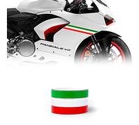 4R Quattroerre.it 10641 Strisce Adesive Tricolore Racing Stripe per Moto, 50 mm x 2 mt, 5 cm m