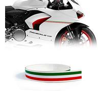 4R Quattroerre.it 10685 Strisce Adesive Tricolore Racing Stripe per Moto, 0.75 cm x 1.2 mt