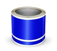 4R Quattroerre.it 10727 Strisce Adesive Racing Double Maxi, Blu,120 mm x 5 mt