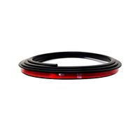4R Quattroerre.it 12025 Profili Salvaporta e Salvaspigoli per Auto, Nero, 12 x 700 mm, Set da 2