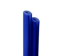 4R Quattroerre.it - 12103 - Profili Salvaporta Paracolpi per Auto, Blu, 2 Pezzi, 65 cm