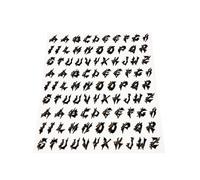 4R Quattroerre.it 1240 Kit Lettere Adesive Tribal Nero-Oro