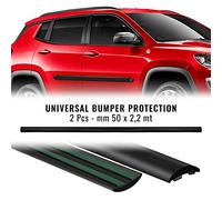 4R Quattroerre.it 12615 Modanature Bumper Paracolpi per Auto, 50 mm x 2,2 mt, 2 Pezzi