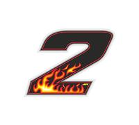 4R Quattroerre.it 13152 Numero Racing 2 Fiamme, Medio 100 x 130 mm