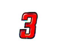 4R Quattroerre.it 13263 Numero Racing 3, Rosso