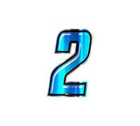 4R Quattroerre.it 13272 Numero Racing 2, Blu