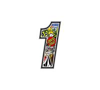 4R Quattroerre.it 13351 Numero 1 Adesivo Sticker Bomb