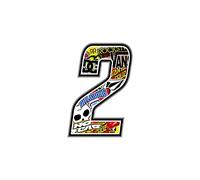 4R Quattroerre.it 13352 Numero 2 Adesivo Sticker Bomb