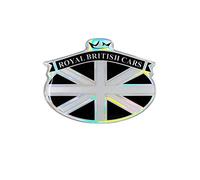 Sticker Adesivo 3d 4r, Royal British Cars