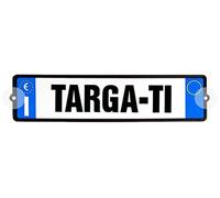 4R Quattroerre.it - 16010 - Kit Targa Auto Personalizzabile, Azzurro