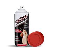 4R Quattroerre.it 16403 Wrapper Spray Rosso Traffico Opaco | Vernice Removibile per Carrozzeria | Pellicola Spray Protettiva UV e Anti-Graffio | Wrapping Liquido Made in Italy
