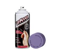4R Quattroerre.it 16406 Wrapper Spray Lilla Bluastro Opaco | Vernice Removibile per Carrozzeria | Pellicola Spray Protettiva UV e Anti-Graffio | Wrapping Liquido Made in Italy