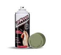 4R Quattroerre.it 16440 Wrapper Spray Verde Canna Opaco | Vernice Removibile per Carrozzeria | Pellicola Spray Protettiva UV e Anti-Graffio | Wrapping Liquido Made in Italy