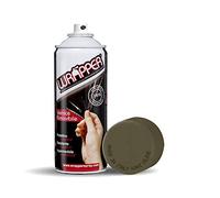 4R Quattroerre.it 16441 Wrapper Spray Kaki Olive Opaco | Vernice Removibile per Carrozzeria | Pellicola Spray Protettiva UV e Anti-Graffio | Wrapping Liquido Made in Italy